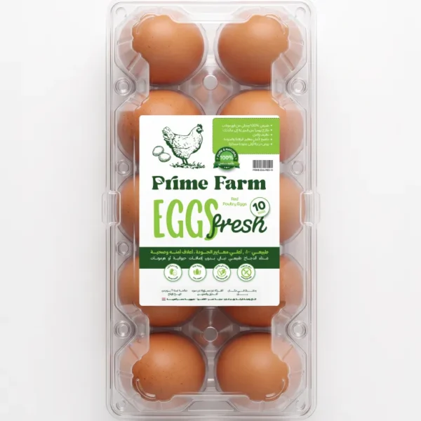 Prime farm Red 10 Eggs Package