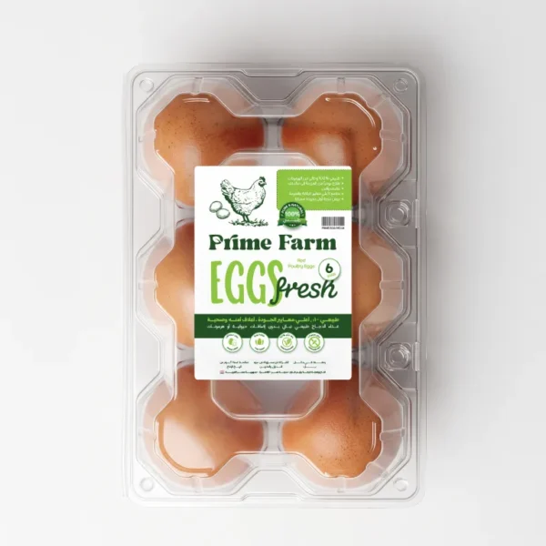 Prime farm Red 6 Eggs Package